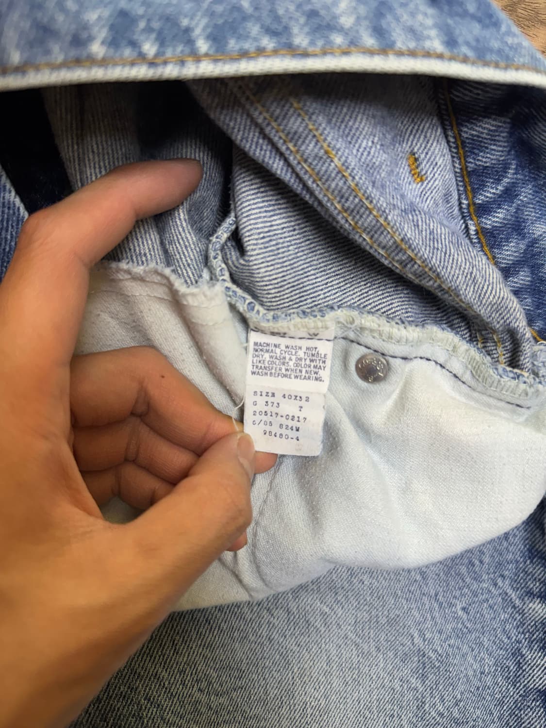80s USA 리바이스 517 36 팔리할리우드 밴드티 뤡코즈 상품이미지3