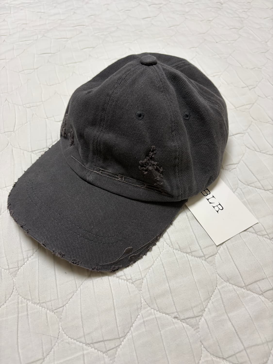 (새상품)BLR 데님 캡 그레이 상품이미지4