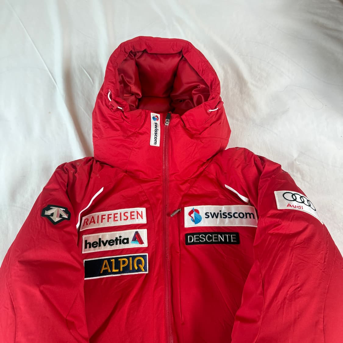 데상트 아우디 스키 구스다운 패딩 대장급 XL 상품이미지3