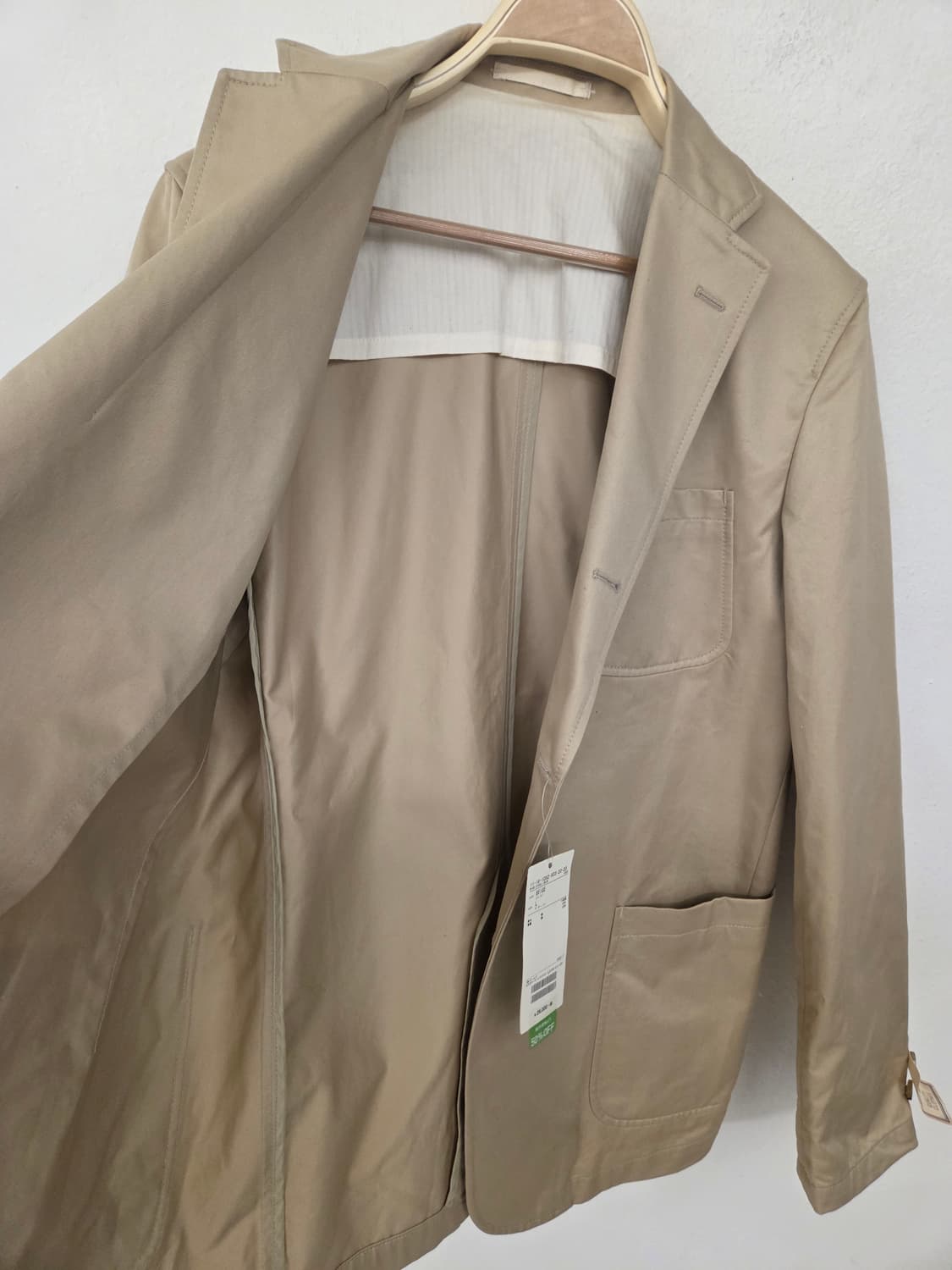 빔즈 비즈니스 캐주얼 자켓 베이지 L 상품이미지7