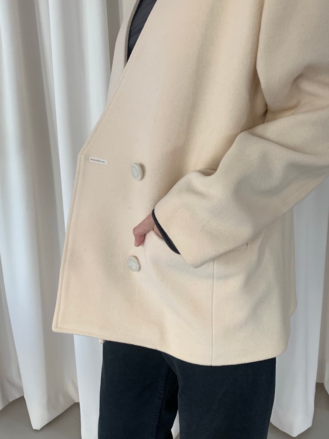 80's "Christian Dior Sports" wool double 상품이미지7