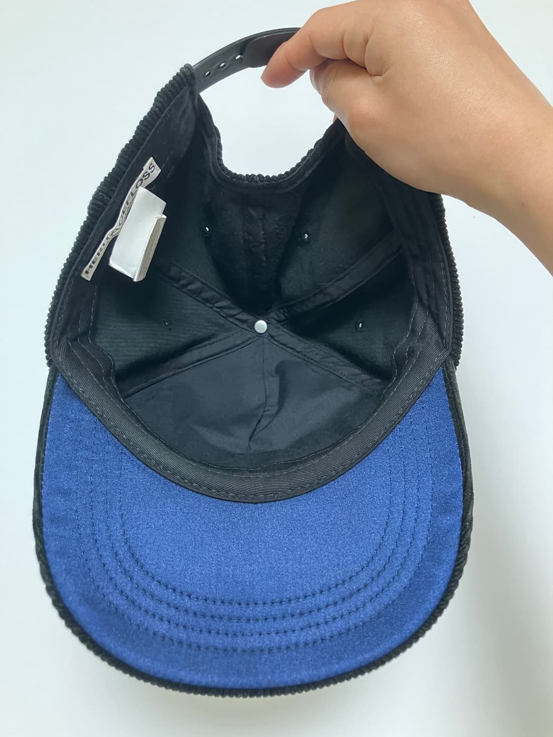 헤리티지플로스 코듀로이 볼캡 캡 모자 블랙 상품이미지3