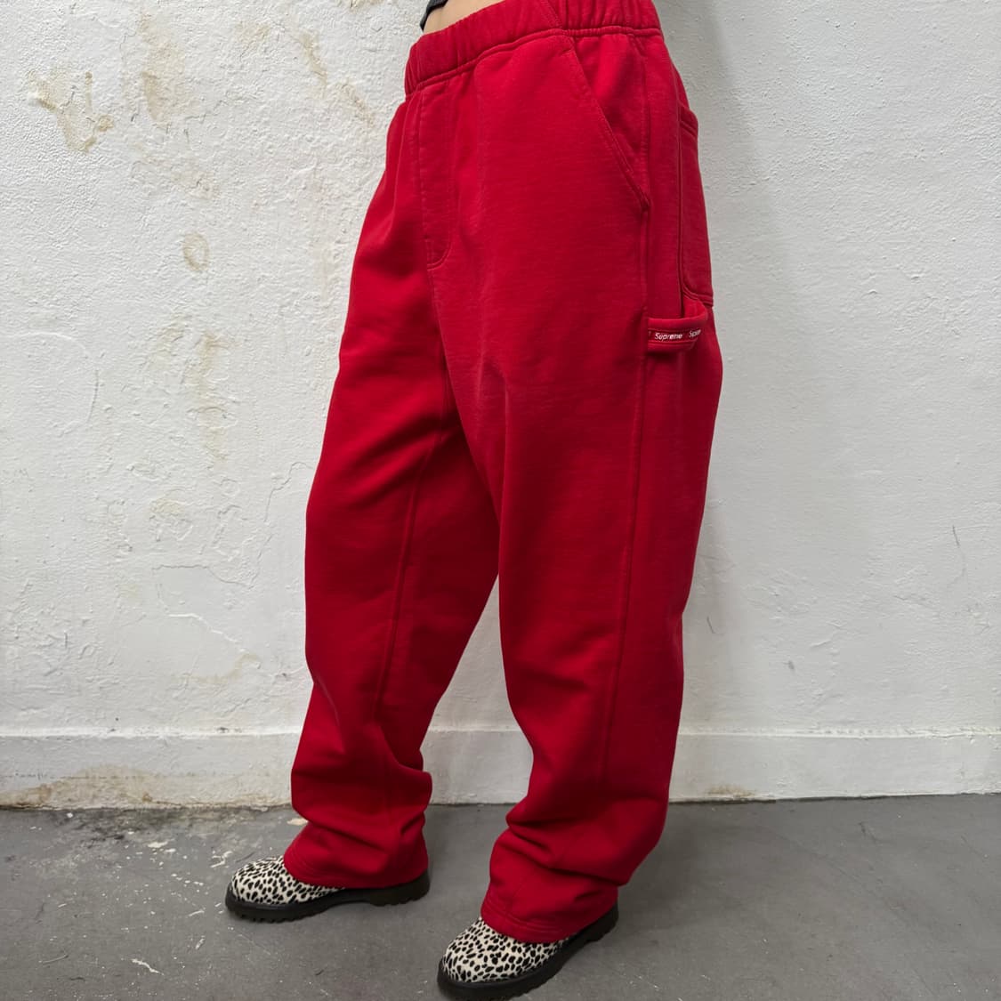 슈프림(SUPREME) 21ss week11 레드 유틸리티 스웨트 팬츠 상품이미지2