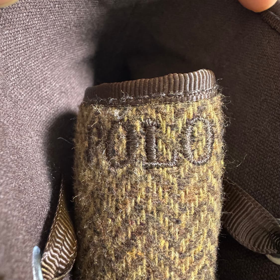 폴로랄프로렌 브라운 헤링본 하이탑 스니커즈 240 상품이미지2