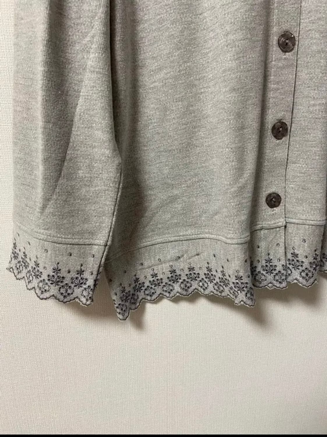 일본 빈티지 모리걸 레이스 가디건 상품이미지2