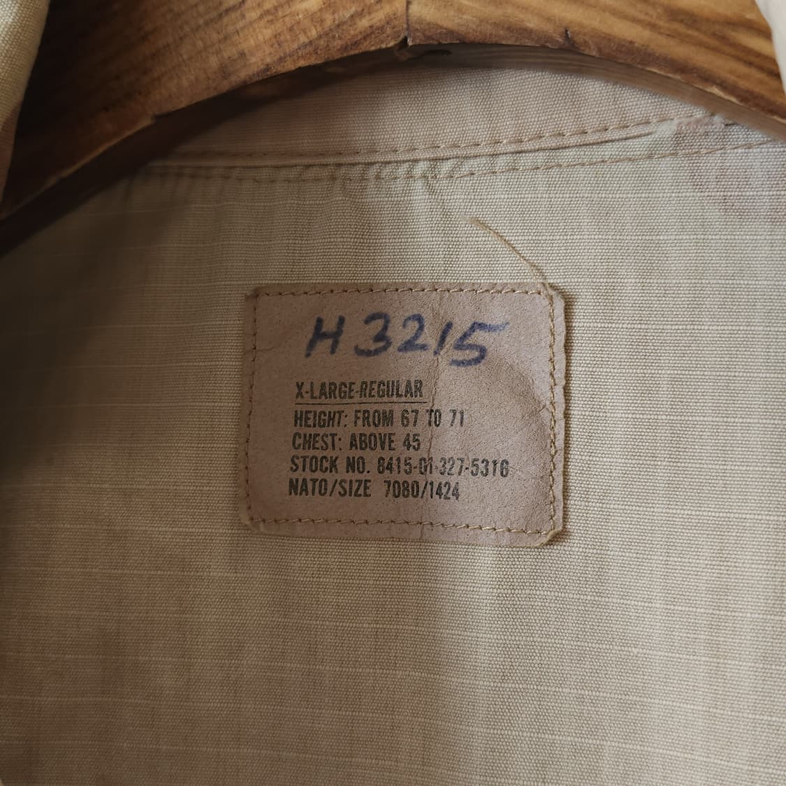 90s 미군 오리지널 사막 삼색 bdu 셔츠자켓 xl 레귤러 상품이미지5