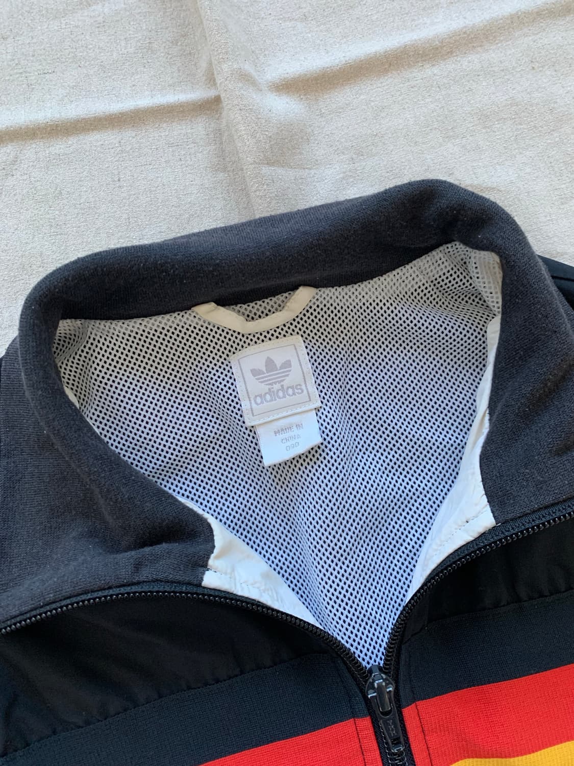 아디다스 00년대 올드스쿨 독일 국대 바람막이 져지 자켓 상품이미지8