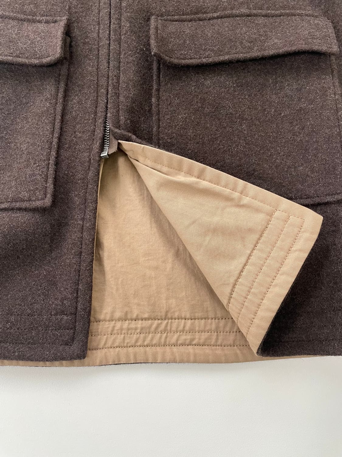 [S] 폴로 랄프로렌 여성 울 리버시블 후드 코트 상품이미지8