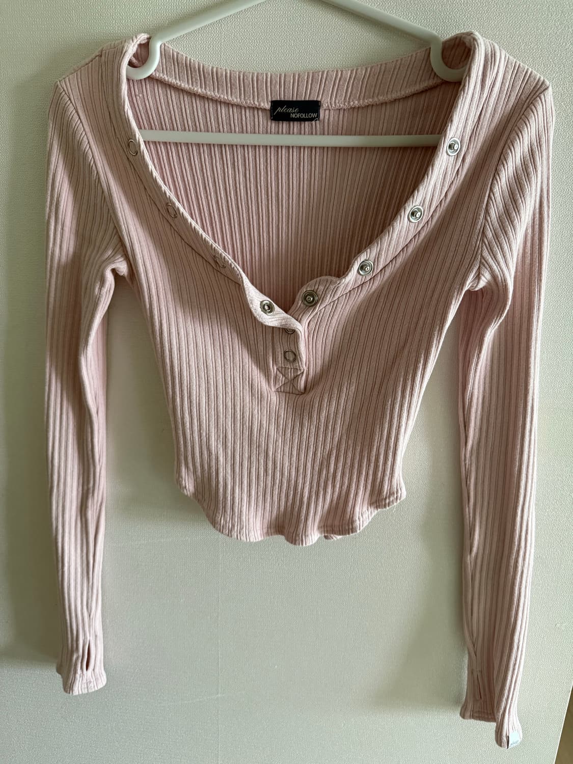 Bunny Snap Button Top (Ver. 1) (Pink) 상품이미지4