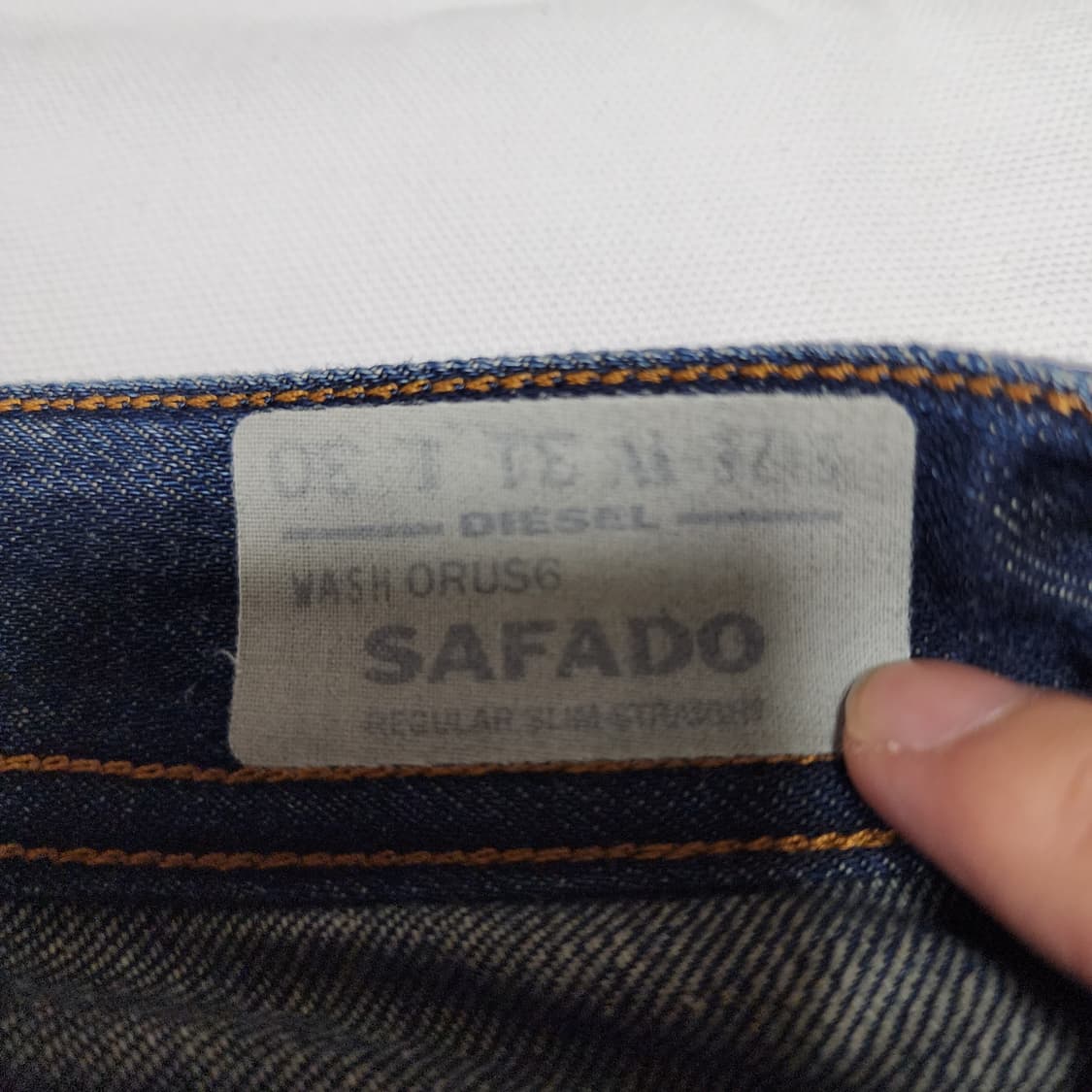 디젤 사파도 (Safado) 빈티지 중청 데님팬츠 상품이미지8