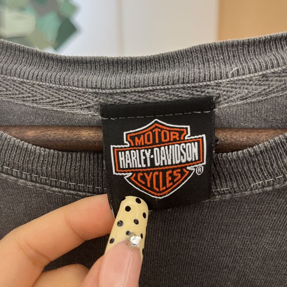 할리 데이비슨 모터사이클 스트릿 펑크 롱슬리브 M C09952 상품이미지5