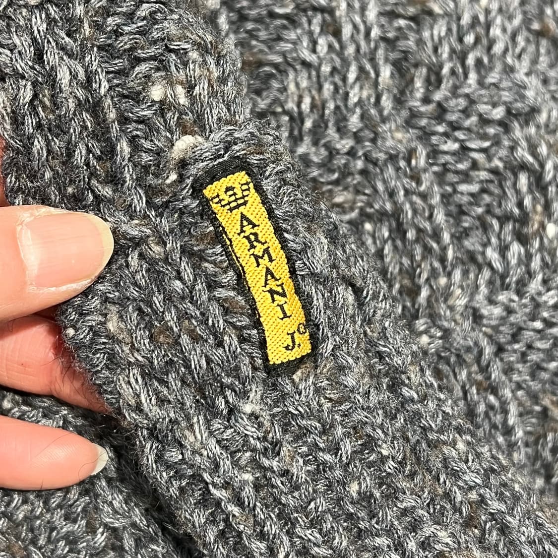 아르마니진스 로고 니트 s09278 상품이미지5