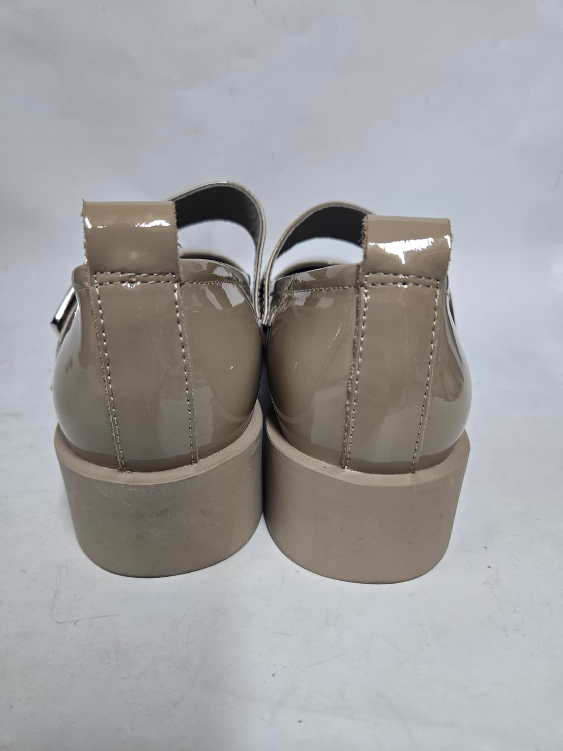 세리  메리제인 플랫폼 로퍼 베이지 펌프스235 상품이미지5