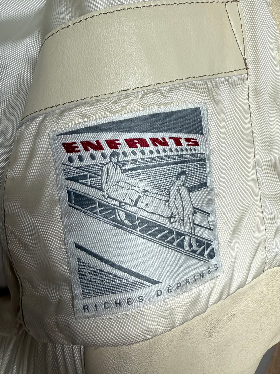 앙팡리쉬데프리메 아케인 자켓 화이트 상품이미지6