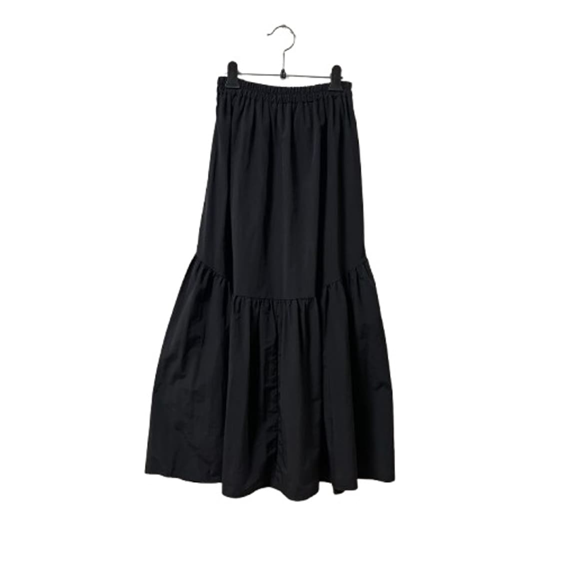 GRL Nylon Gathered Long Flare Skirt 상품이미지2