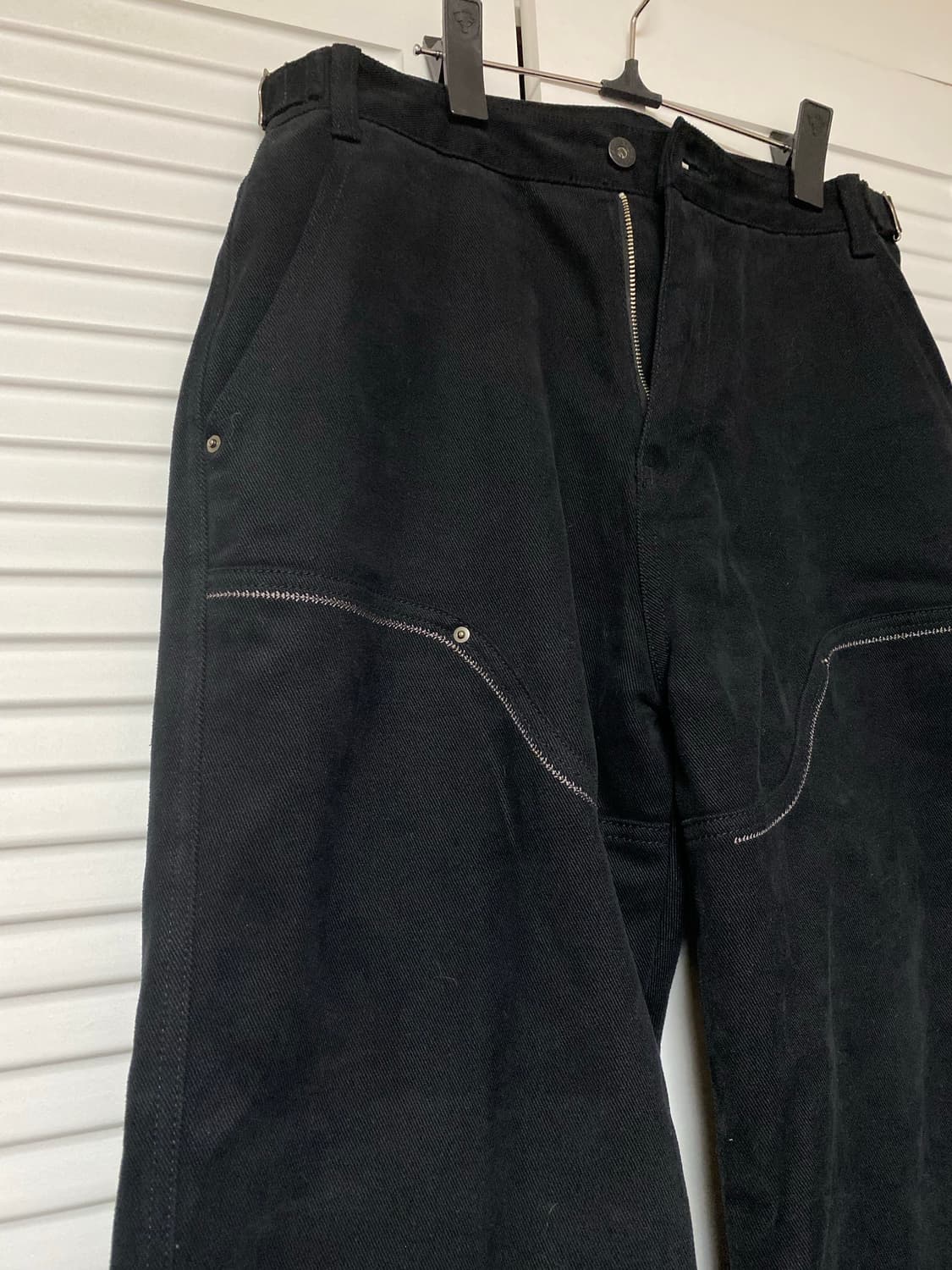 카락터 웨스턴 부츠컷 워크팬츠 01사이즈 상품이미지6