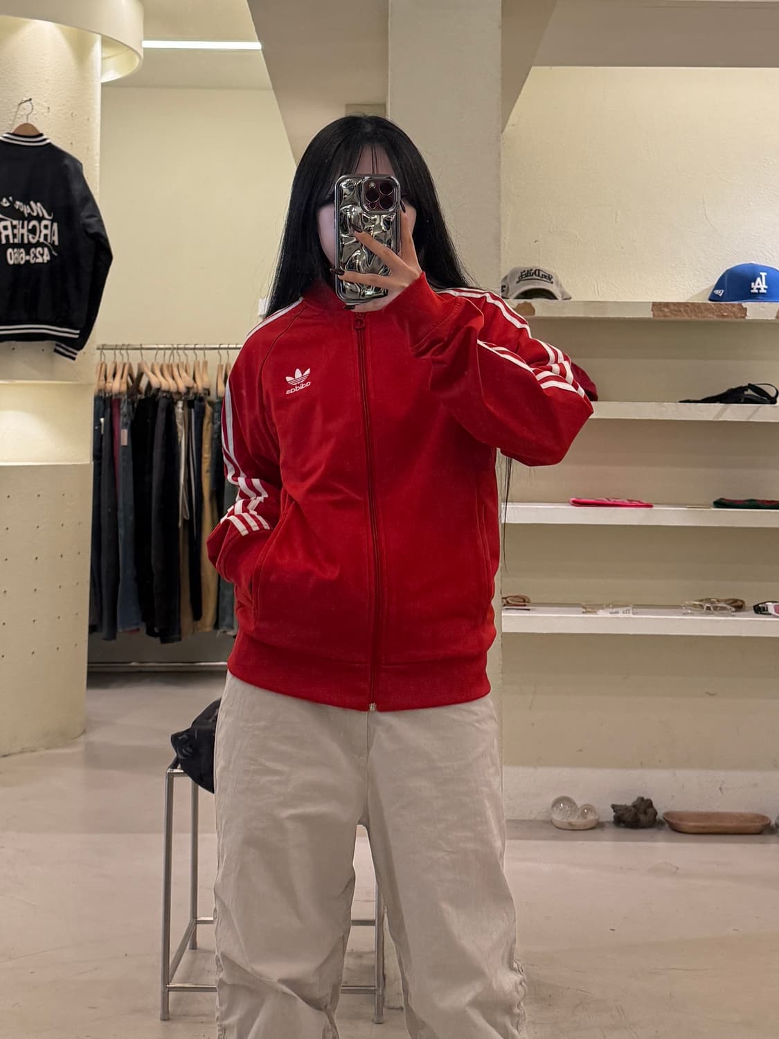 아디다스 파이어버드 트랙탑 자켓 레드 U1715 상품이미지1