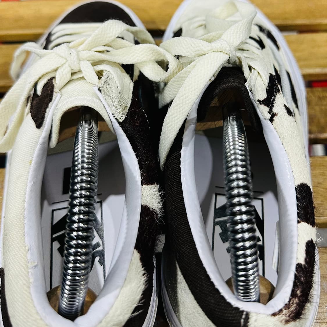 230) 반스 운동화 여성 여자 신발 올드스쿨 카우 송치패턴 스니커즈 상품이미지5