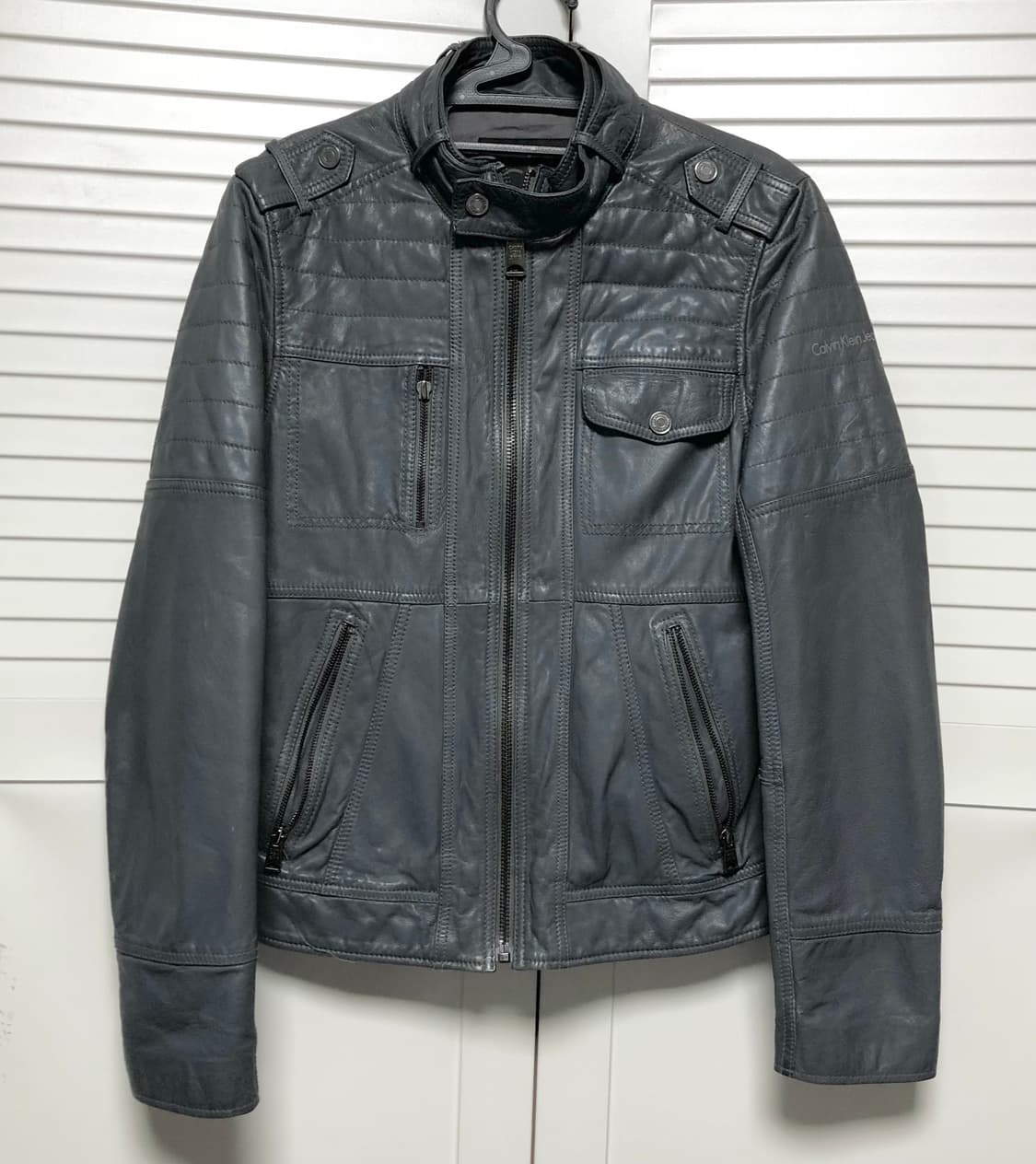 캘빈클라인 CK 양가죽 자켓 램스킨 가죽자켓 상품이미지1