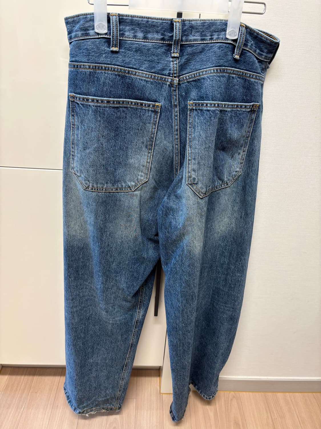 해칭룸 와이드 커브진 3사이즈 상품이미지3