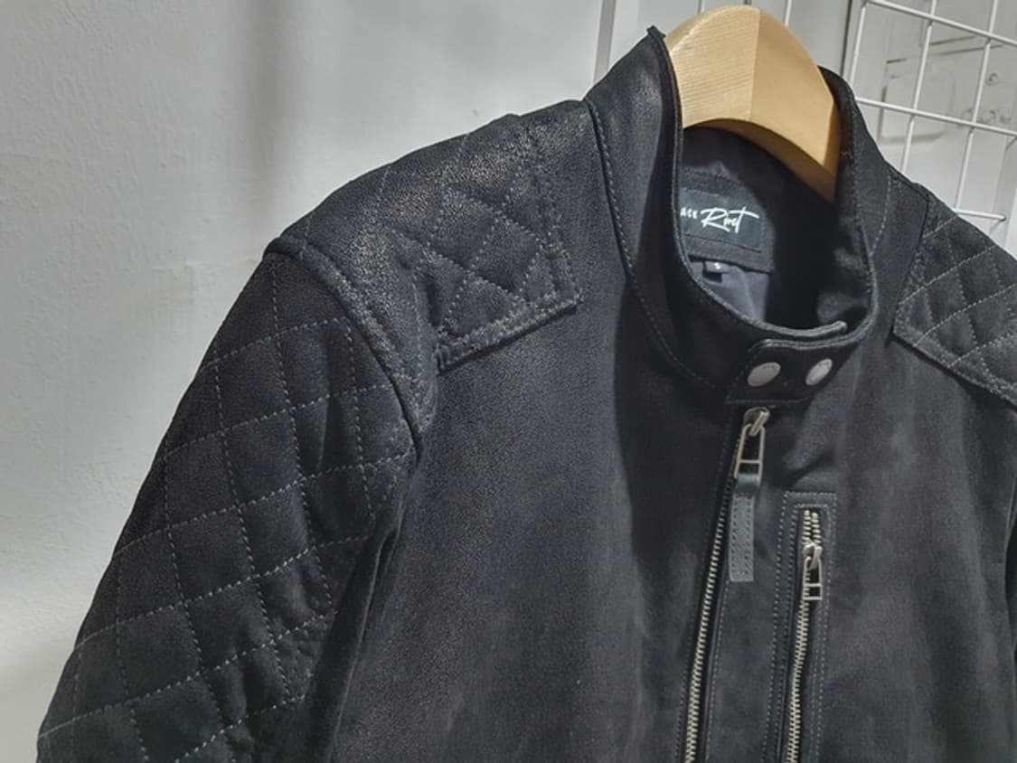 블랙리벳 스웨이드 레더 바이크 자켓 (MAN M~L)#520J 상품이미지4