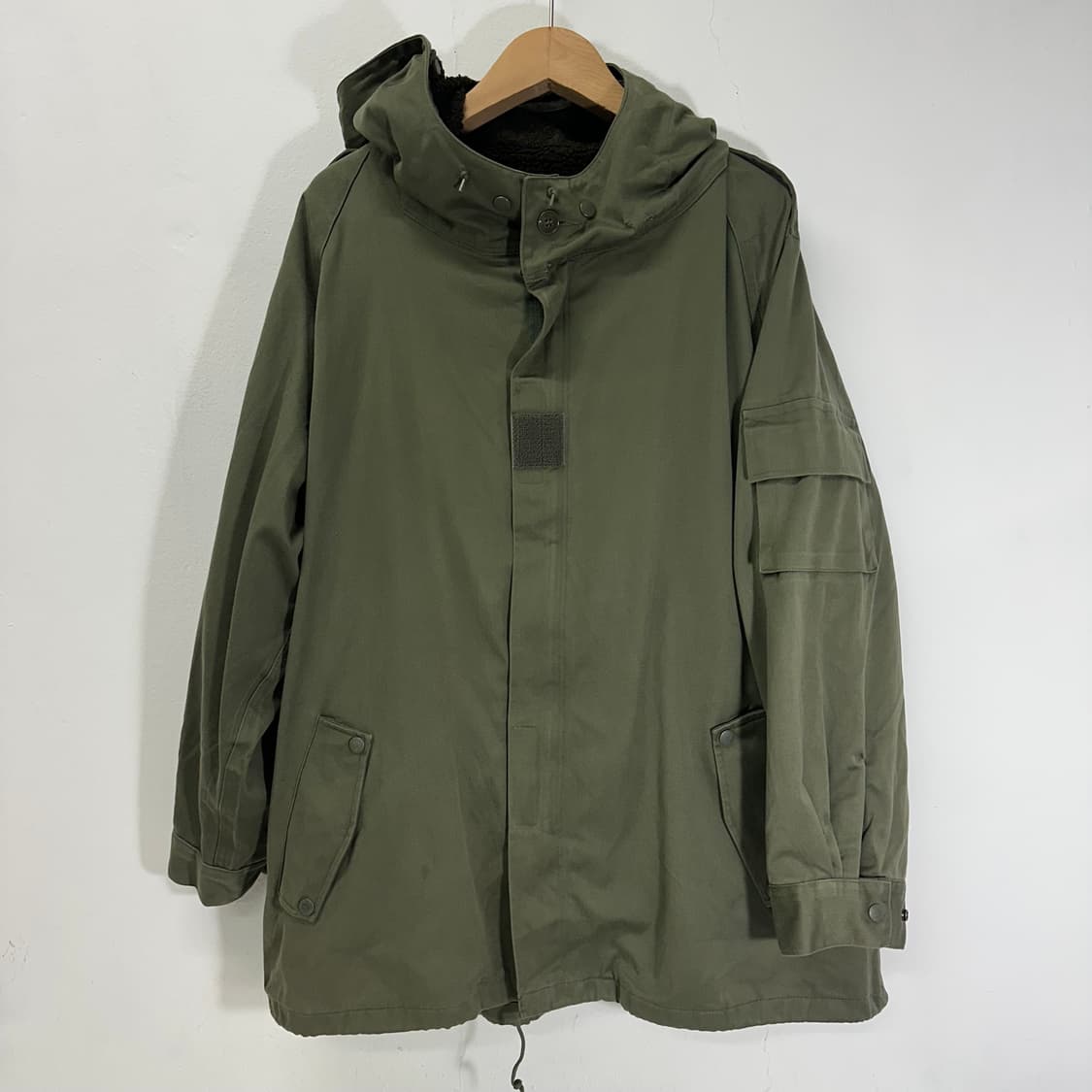 L 양털내피 후드 밀리터리 스웨덴 야상자켓 상품이미지1