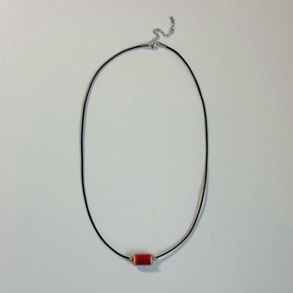 Ceramic Necklace - Pure Red 상품이미지3
