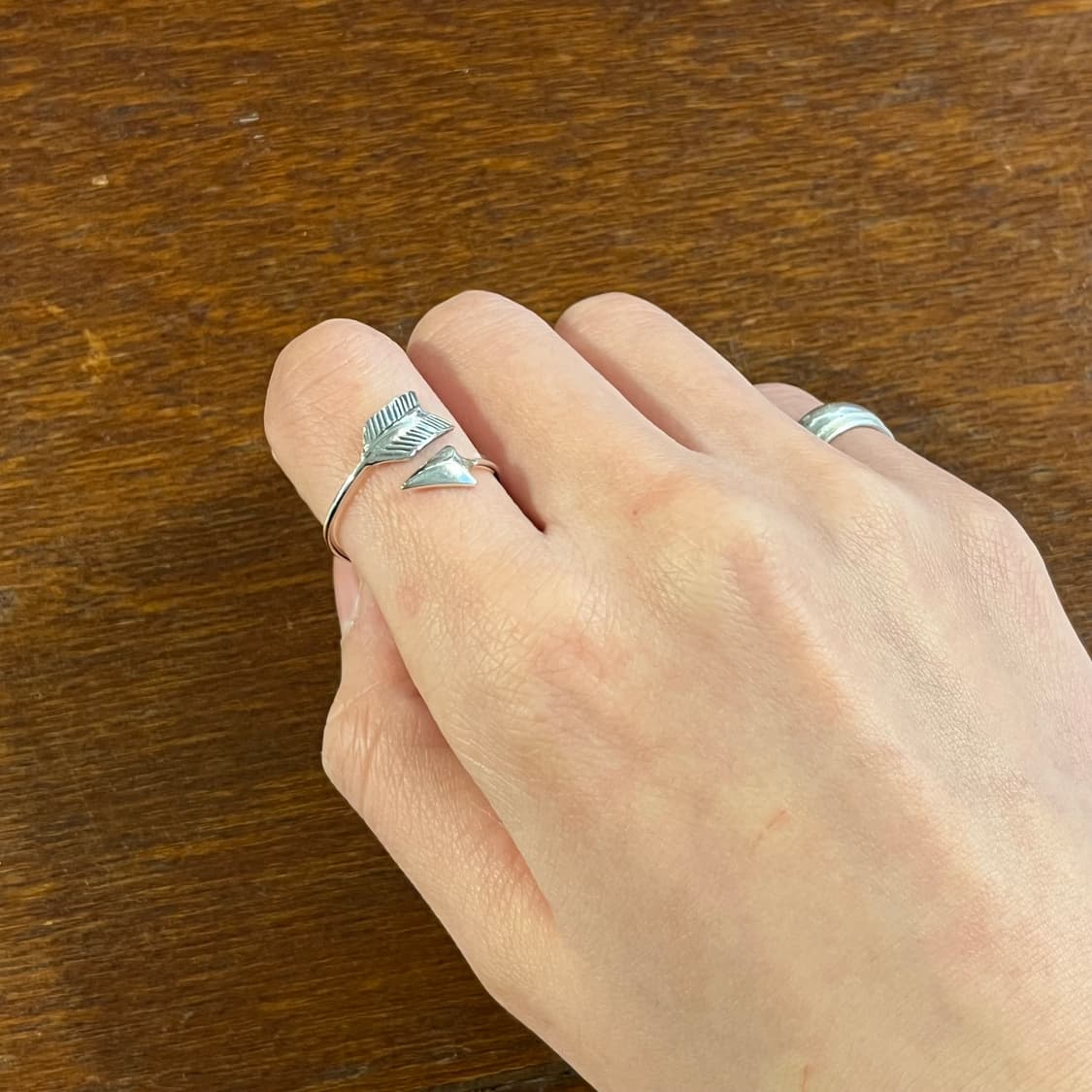 새상품 925 화살 포인트 반지 실버링 상품이미지6