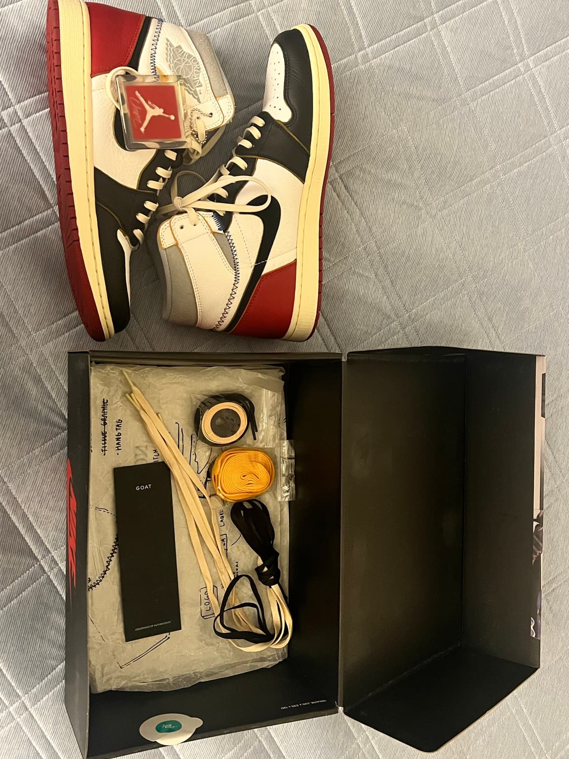 [290] 조던 1 하이 유니온 블랙토 상품이미지1