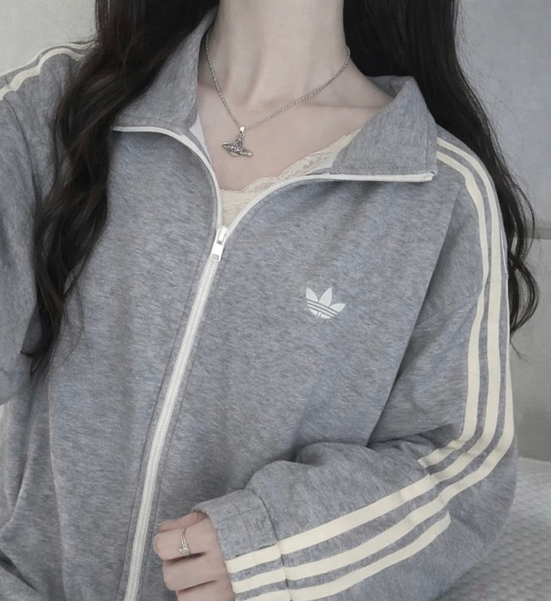 🐰아디다스 스케이트보딩 파이어버드 코튼 면 집업 트랙탑 인기🪽🤍 상품이미지1