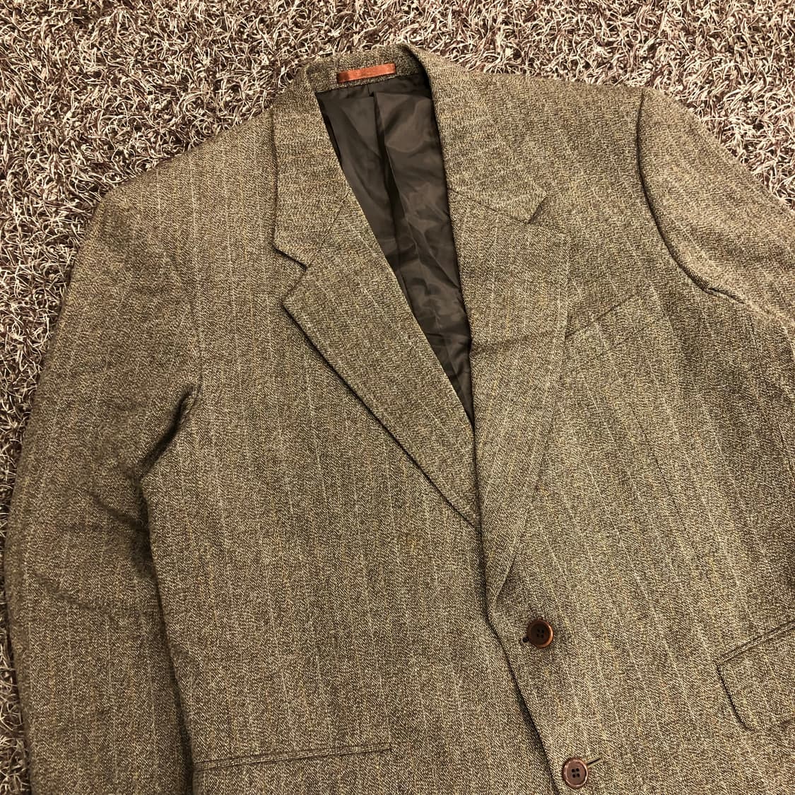 입생로랑 대디핏 헤링본 캐시미어 울 블레이저 자켓  상품이미지2