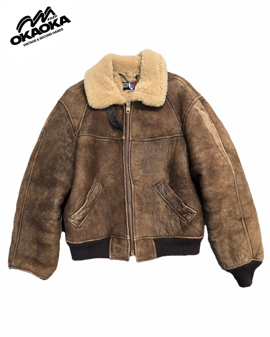 80's schott b-6 무스탕 자켓 상품이미지1