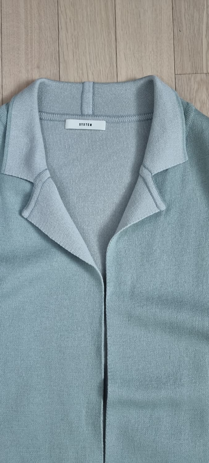 시스템 울 100 버튼리스 롱 가디건 F _ 여성 상품이미지9