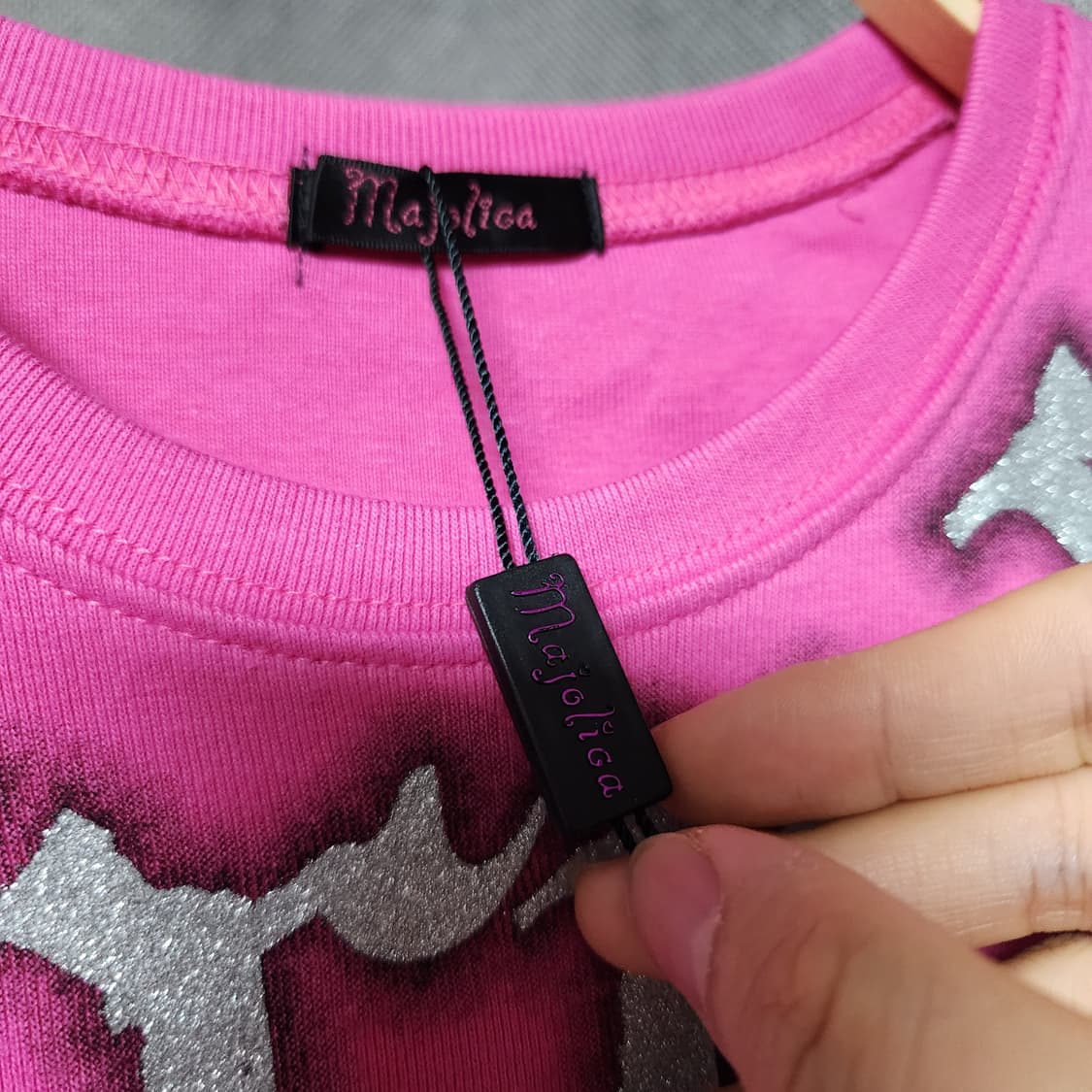 마조리카 펑크 키치 핑크 롱슬리브 상품이미지7