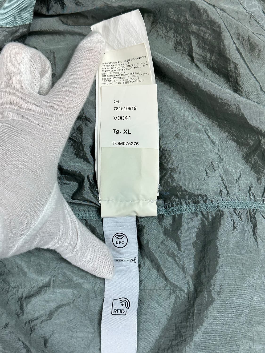 [XL] 백화점판 정품 스톤아일랜드 23SS 나일론 메탈 오버셔츠 상품이미지8