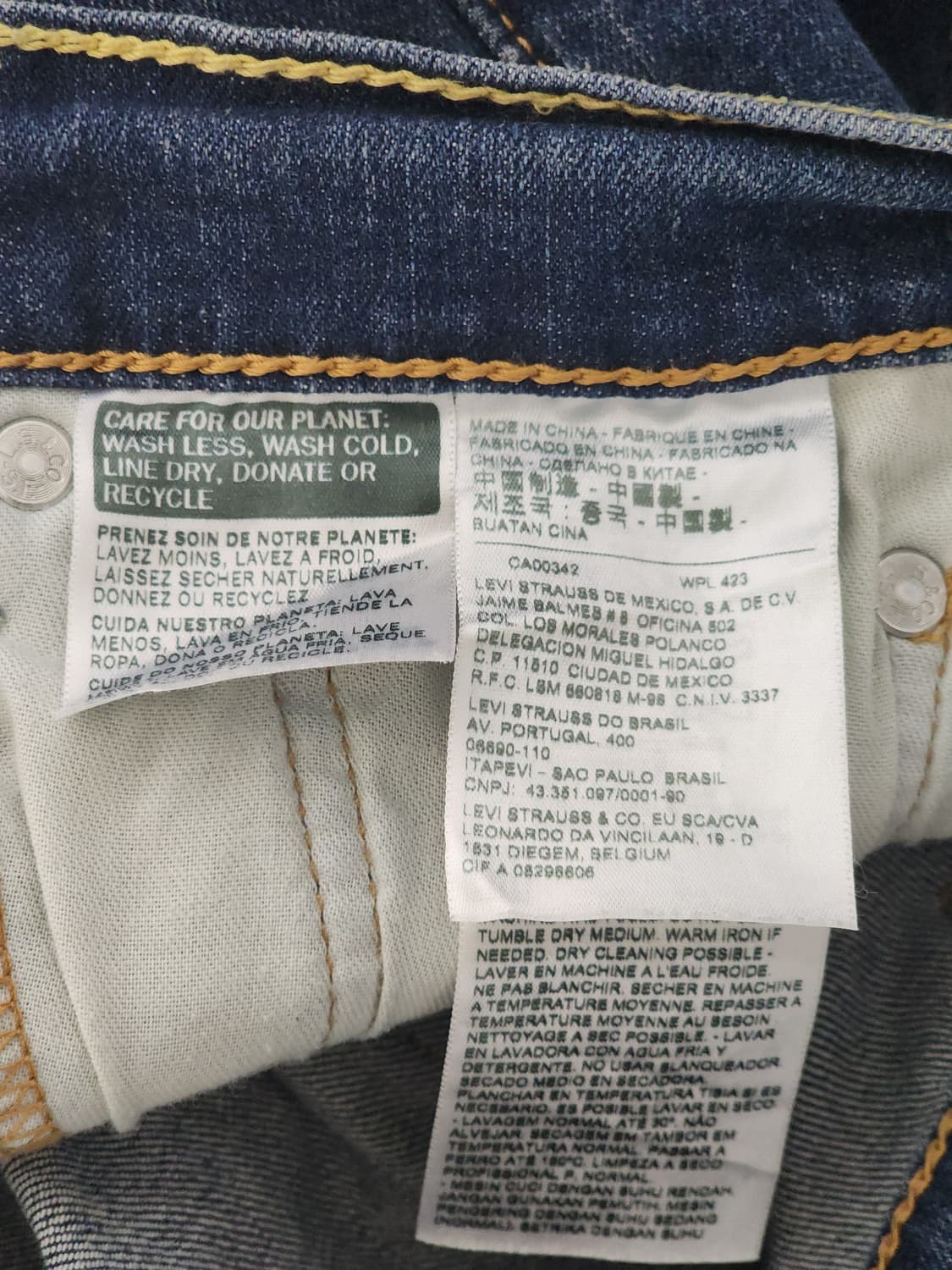 리바이스 513 청바지 W30 L32 상품이미지8