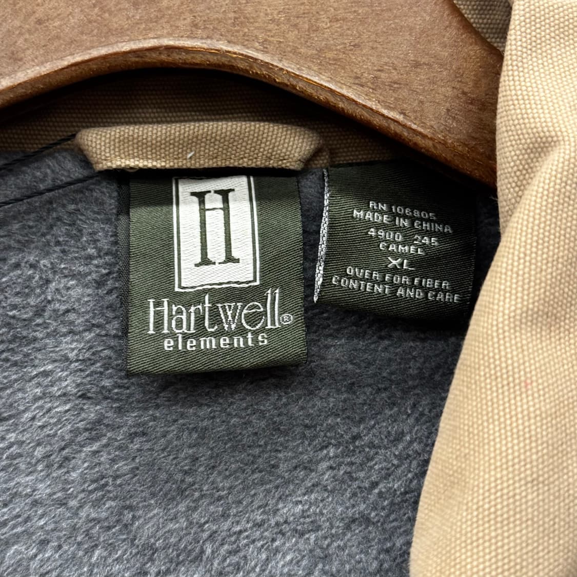 90s 빈티지 Moose 프린팅 블랭킷 라이닝 워크 디트로이트 자켓 상품이미지8