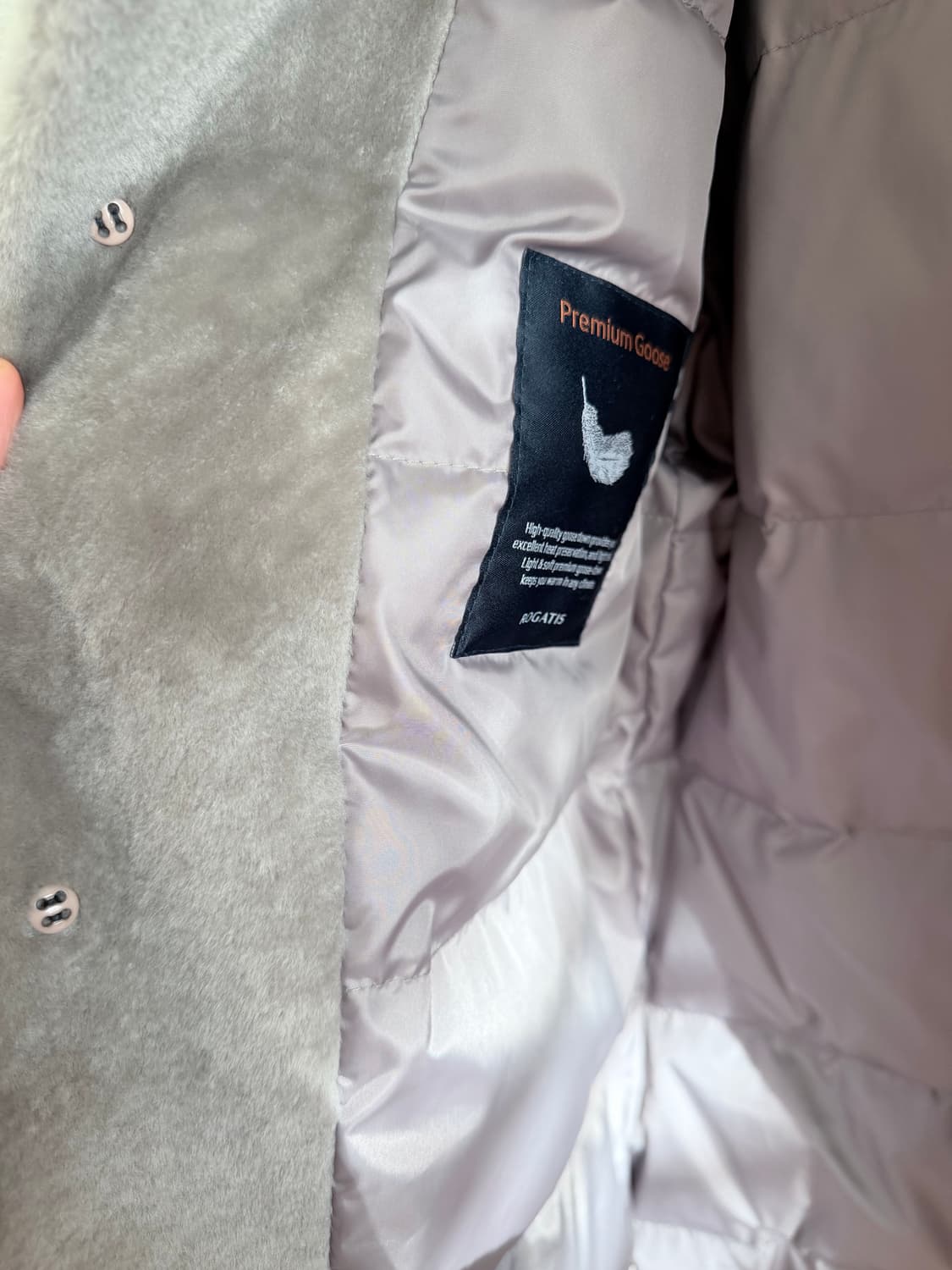 로가디스 양가죽 다운 자파리-베이지 상품이미지3