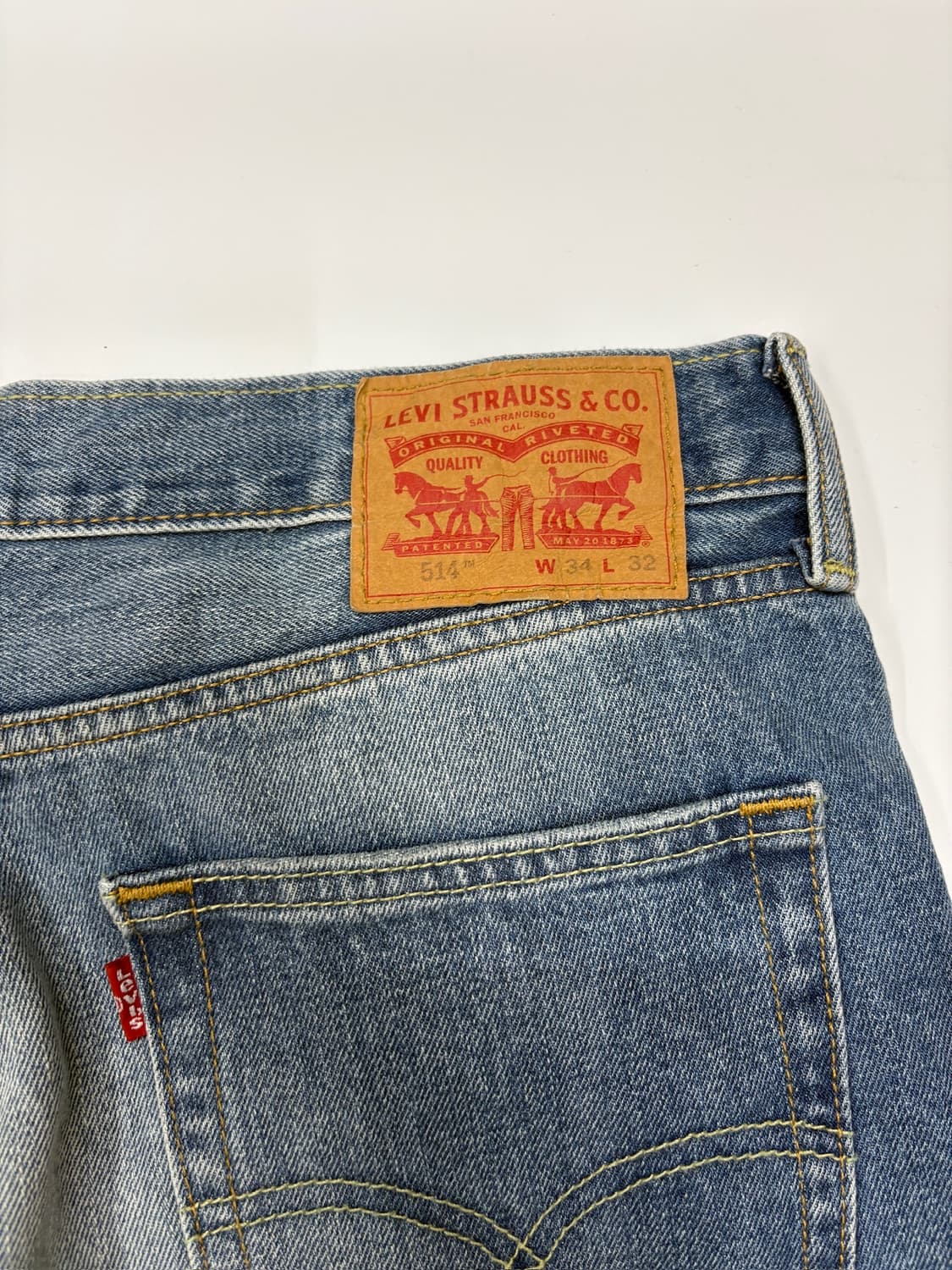 Levis 리바이스 514 레귤러 스트레이트 데님 팬츠 청바지 Le 상품이미지7