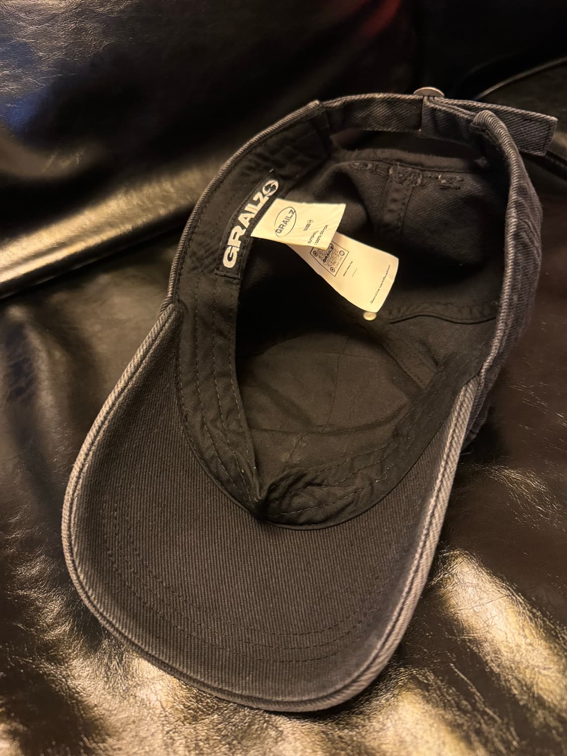 그레일즈 볼캡 [GRAILZ GLARE WASHED CAP 블랙] 상품이미지6