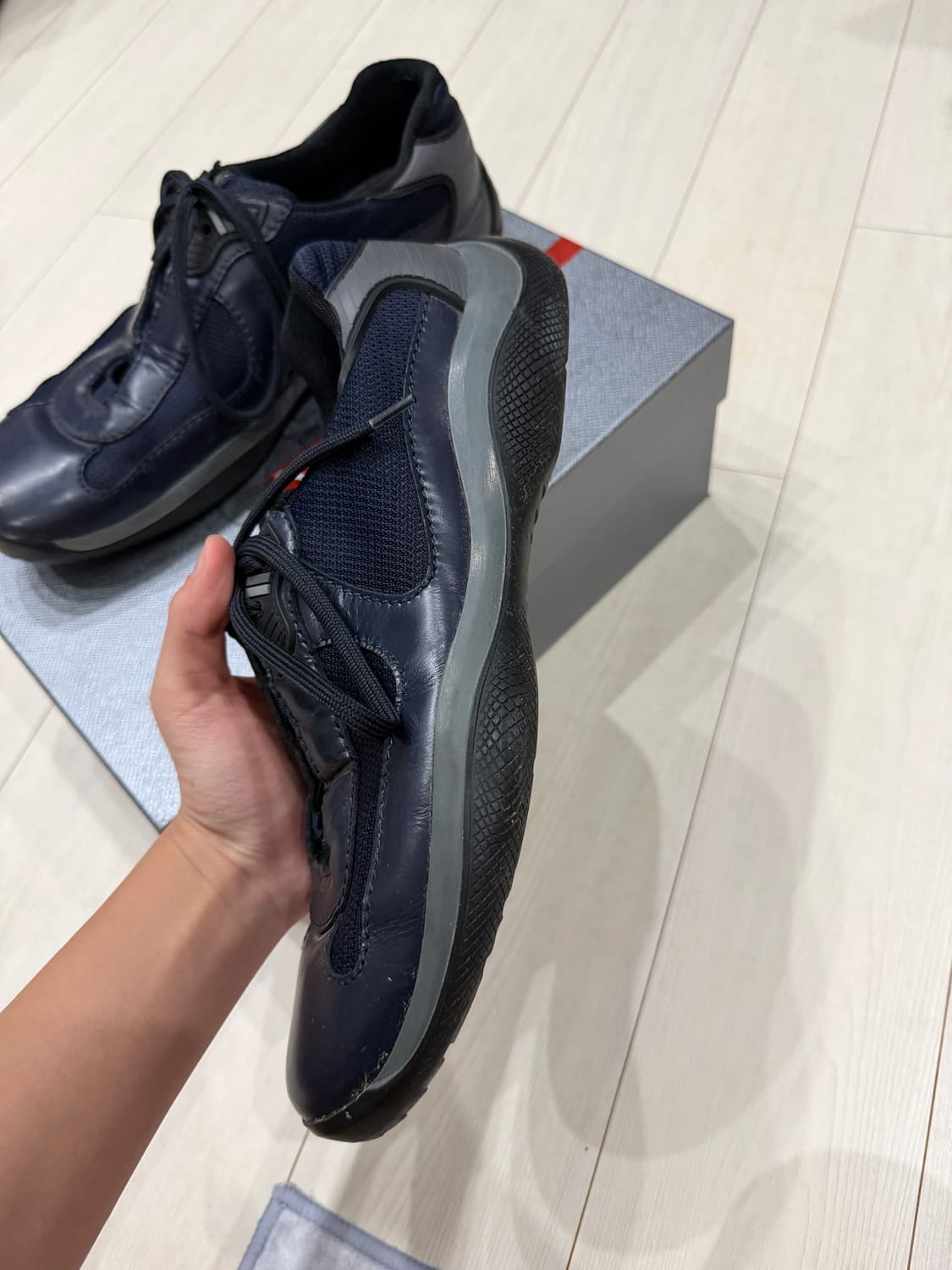 [UK9] 90‘s 빈티지 프라다 아메리카컵 네이비 상품이미지2