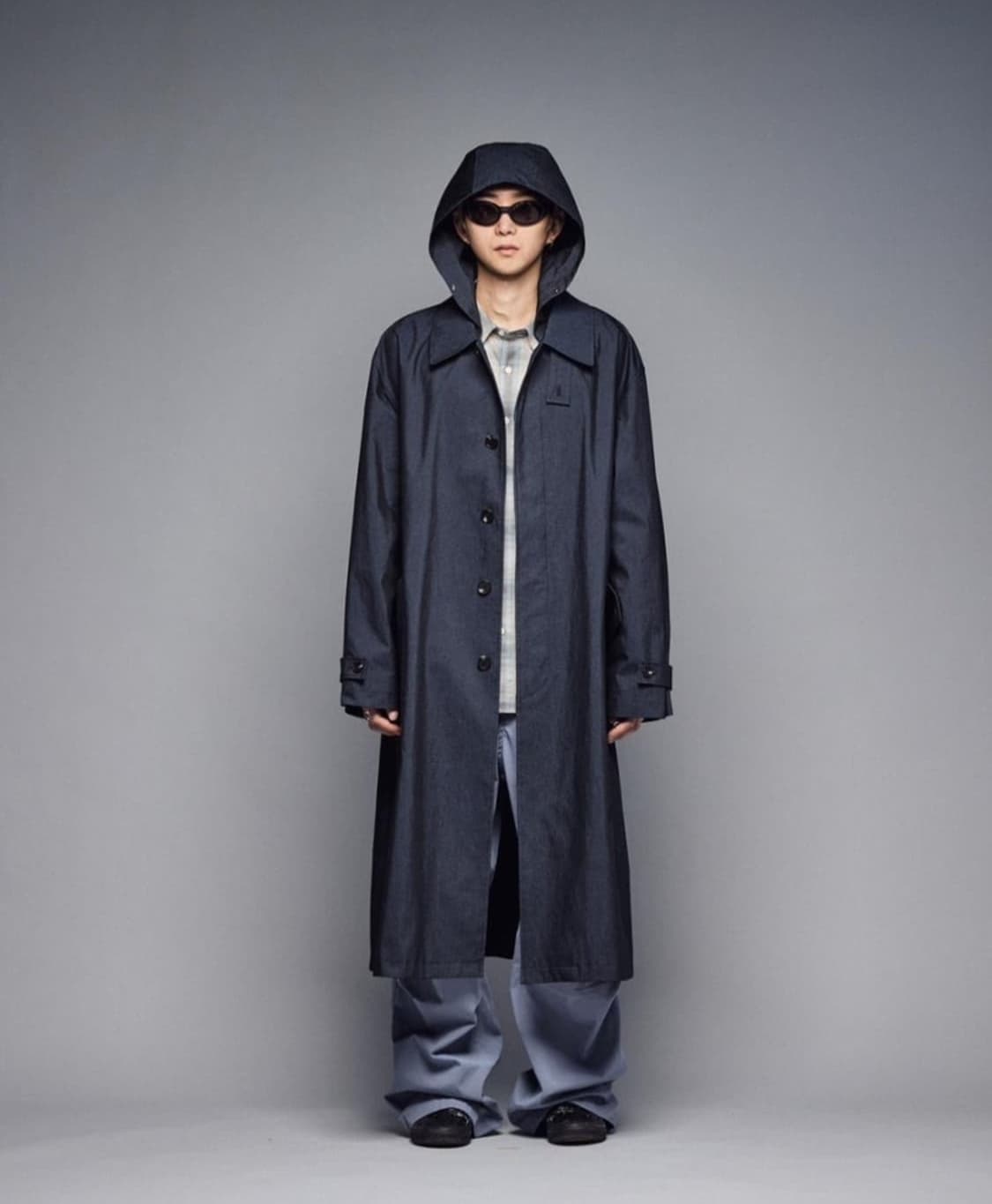 해칭룸 Reporter Coat Stone Indigo 3size 상품이미지1