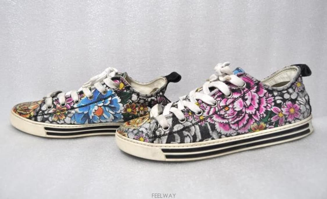 디스퀘어드/남성컨버스꽃무늬스니커즈(사이즈265) 상품이미지4