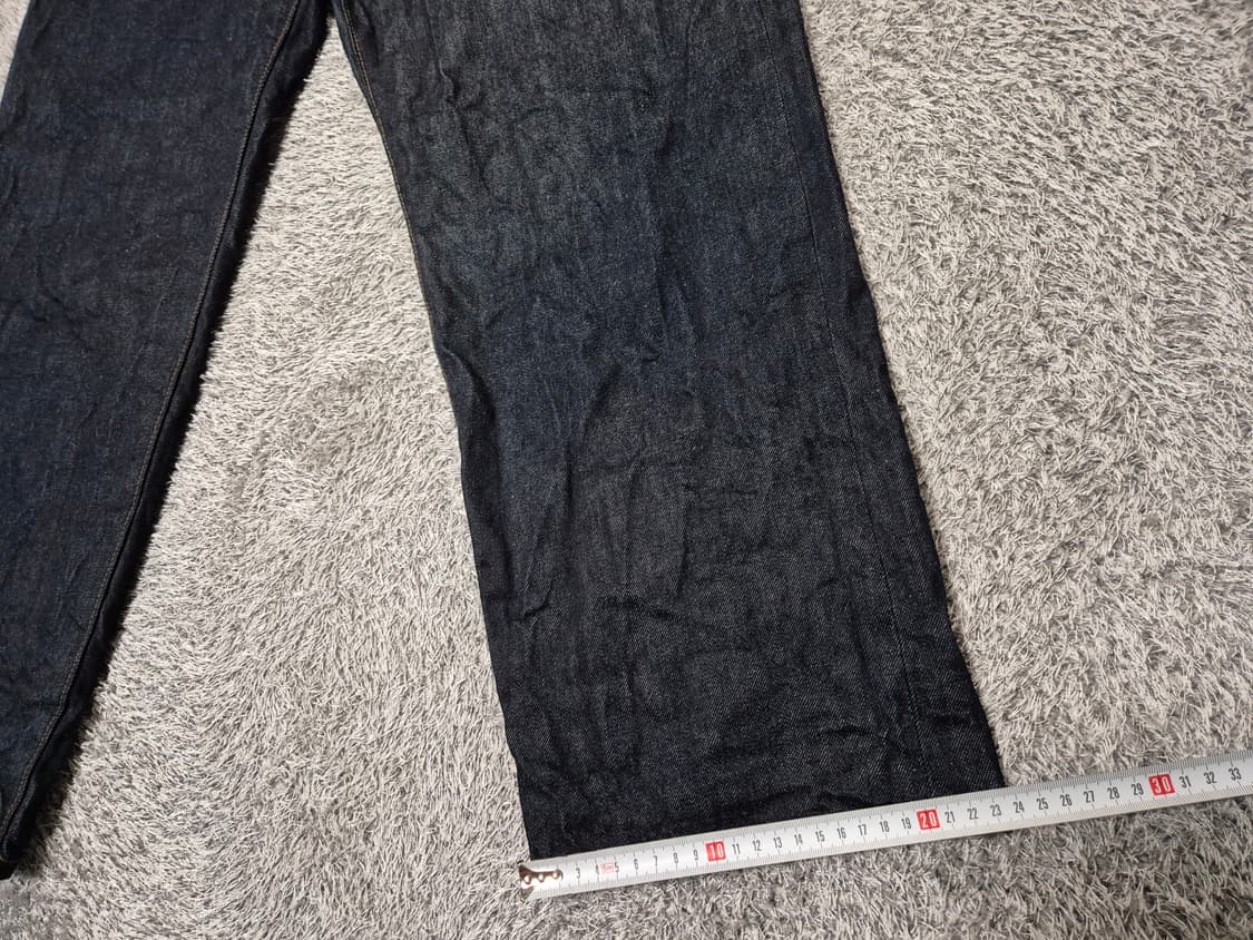 비슬로우 남성 원턱 데님 팬츠 34 상품이미지9