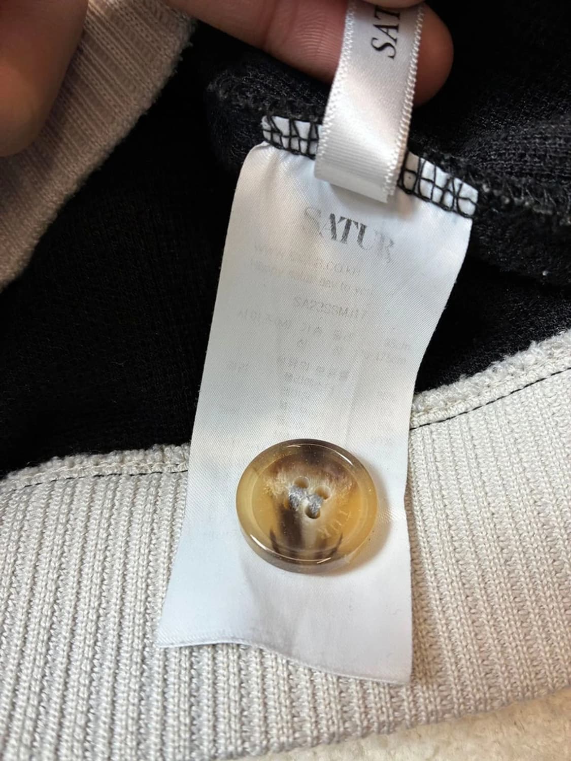 세터 SATUR 하젠 벨루어 숏 트랙 자켓 PN7020 상품이미지8