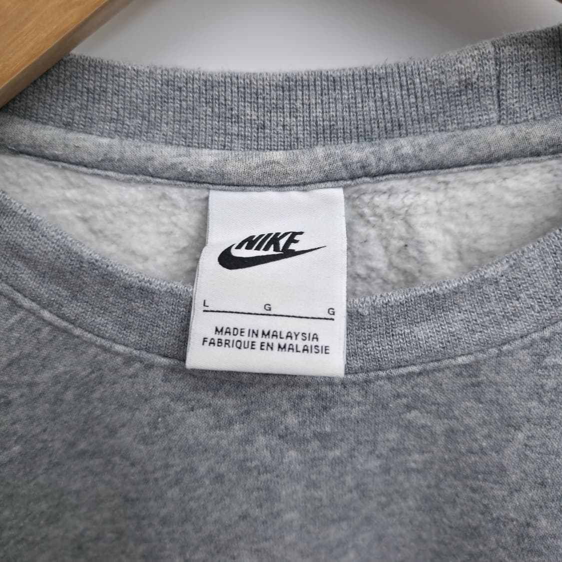 [L] 나이키 맨투맨 그레이 상품이미지5