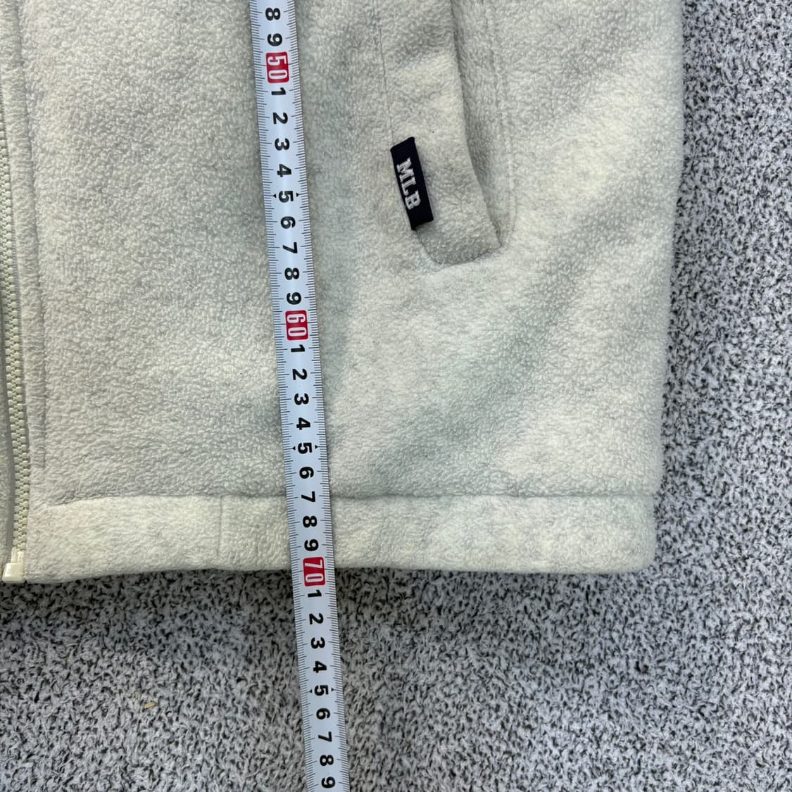 실측확인 MLB 남성 후드 집업 자켓 0324J 상품이미지7