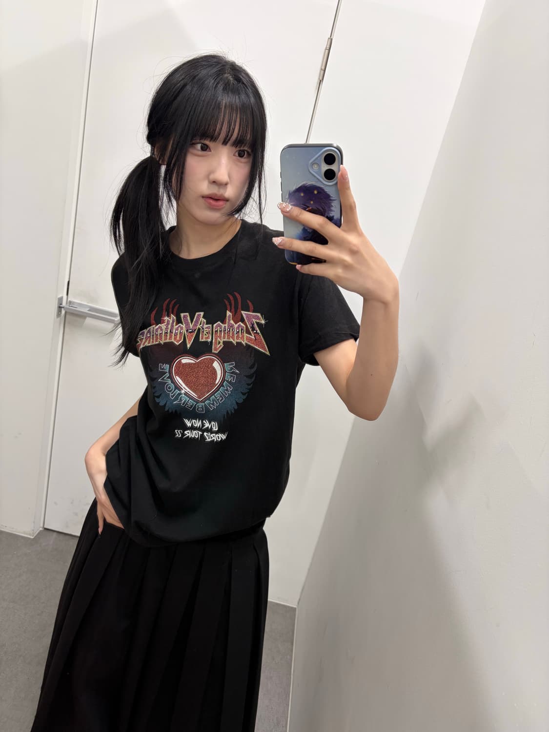 쟈딕앤볼테르 프린팅 반팔티 상품이미지4