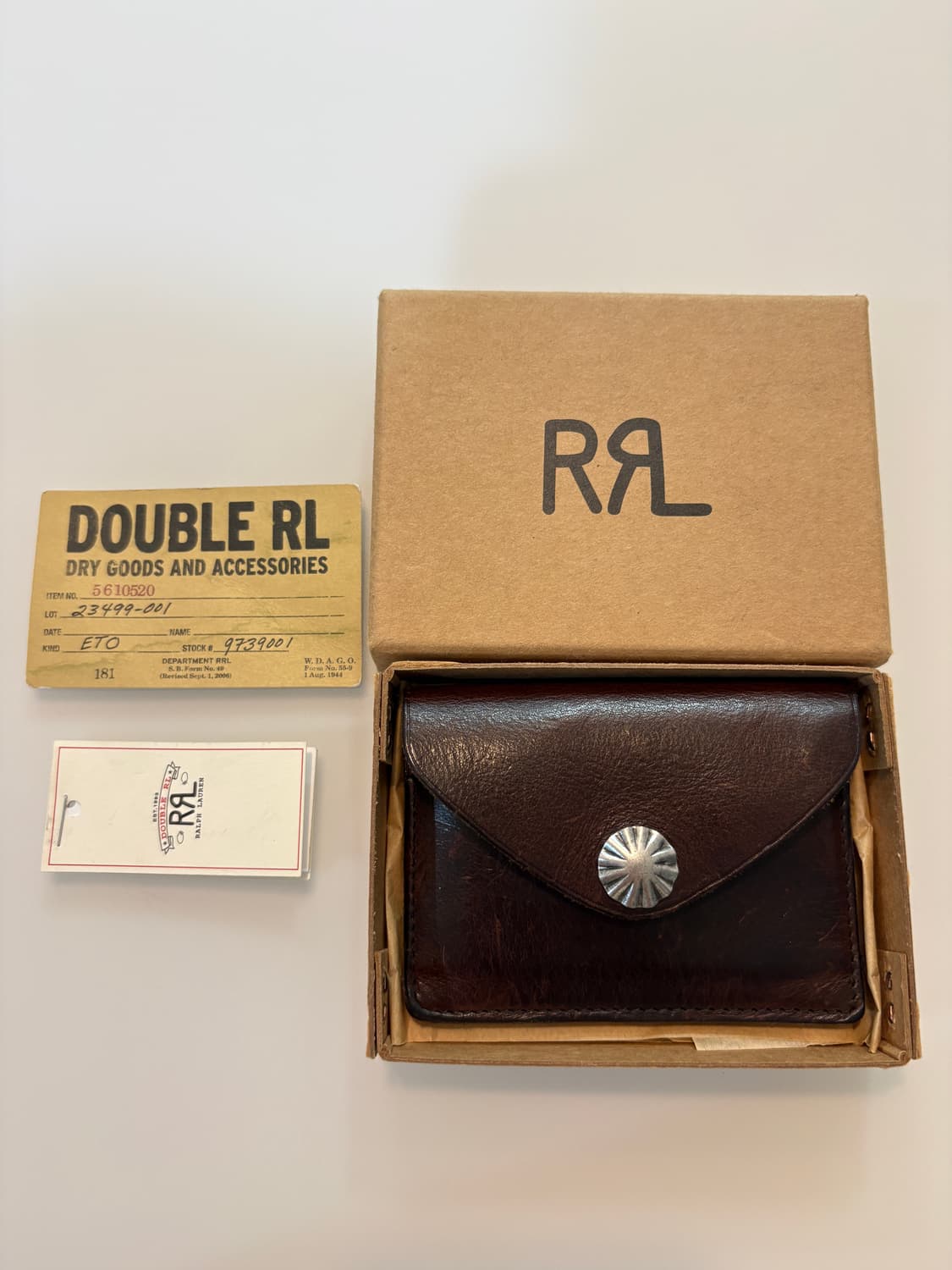 rrl 더블알엘 콘초 카드지갑 상품이미지1