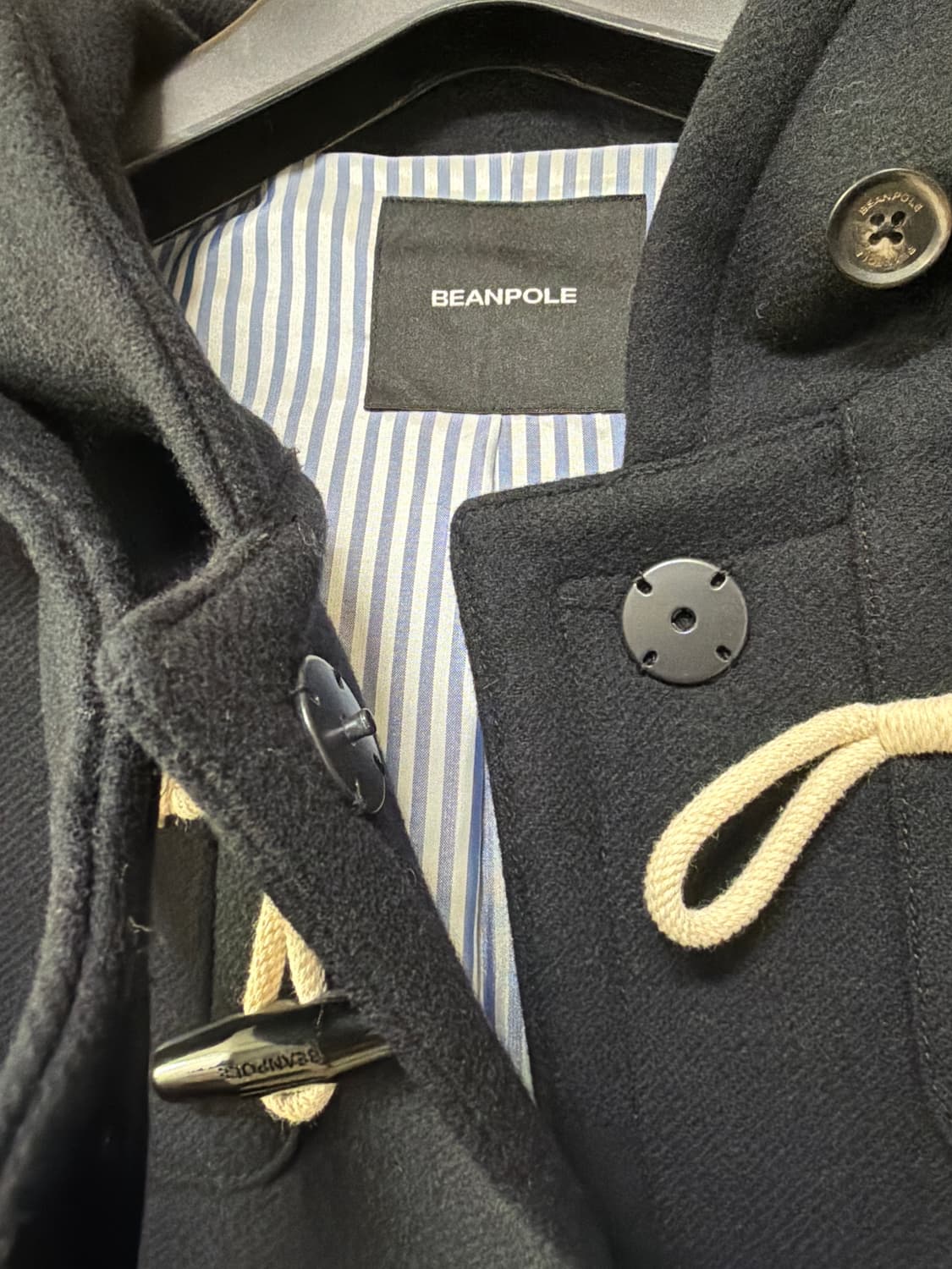 [새상품] 빈폴 더플 코트 네이비 여성 s 상품이미지3